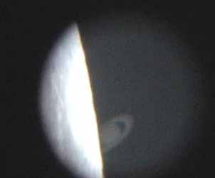 Saturnbedeckung durch den Mond vom 03.11.01